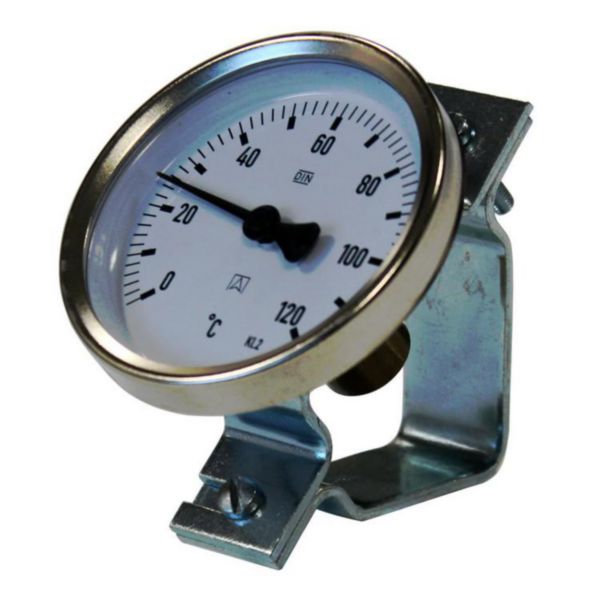 Thermomètre applique bimétallique à ressort Ø80  0/+120°C Réf. 63821