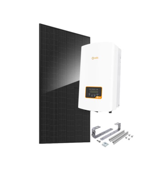 Kit complet panneau photovoltaique ja solar 500 solis 9kwc triphase esdec ardoise Réf. AR05731