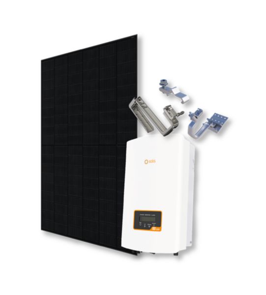 Kit complet panneau photovoltaique amerisolar 500 solis 6kwc monophase esdec tuile Réf. AR05733