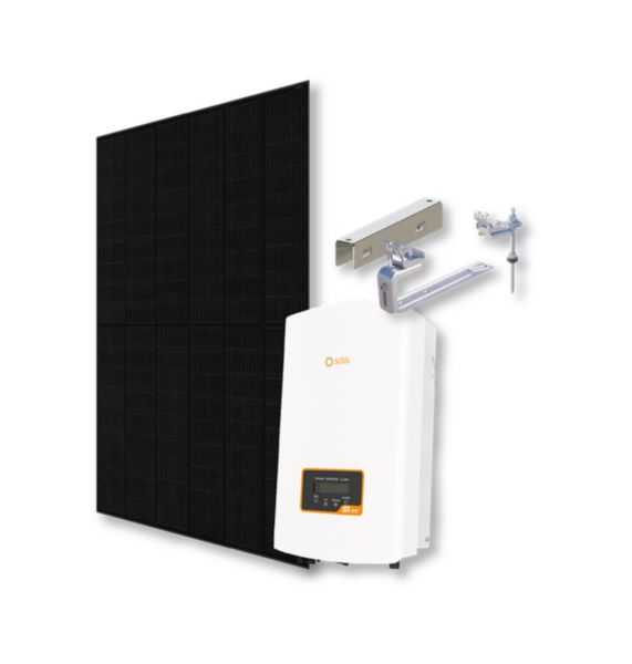 Kit complet panneau photovoltaique amerisolar 450 solis 5,4kwc monophase esdec ardoise Réf. AR05736