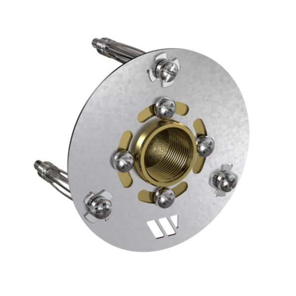 Sortie de cloison Robifix mono rond f1/2 - a sertir ø 12 réf : 008988