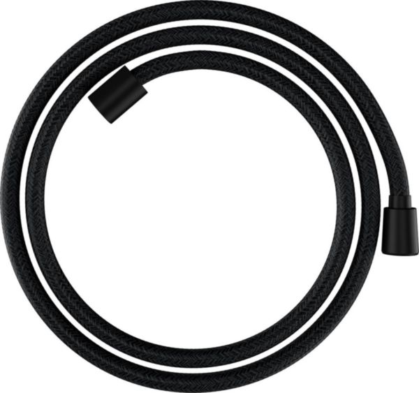 Flexible de douche Designflex textile 1,60 m, Noir mat Réf. 28260670
