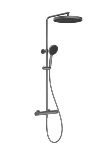 Colonne de douche thermostatique Alterna DAILY S gun métal