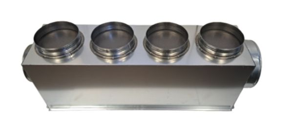 Plenum de soufflage AD71 1Ø250-5Ø200 Altech