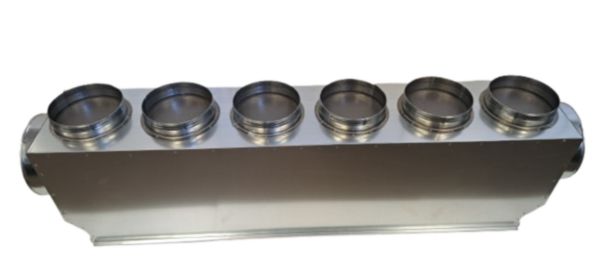 Plenum de soufflage AD105 2Ø250-6Ø200 Altech