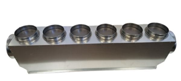 Plenum de soufflage AD125 2Ø250-6Ø200 Altech