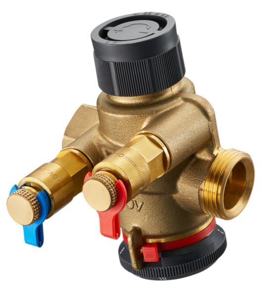 Robinet de réglage COCON QTZ PN25 avec prises de pression DN32 entrée : raccord sortie : filetage femelle 600-4800 l/h température de service -10 + 120 ° installation de chauffage et rafraichissement Réf. 1143210