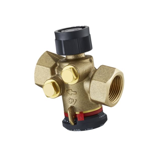 Robinet de réglage COCON QTZ sans prises de pression DN15 filetage femelle des deux côtés 30-210 l/h température de service -10° à +120 ° installation de chauffage et rafraîchissement Réf. 1147504