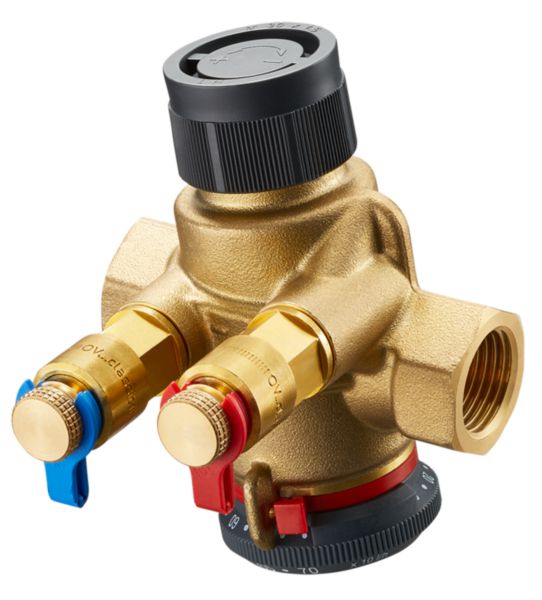 Robinet de réglage COCON QTZ PN25 avec prises de pression DN25 filetage femelle des deux côtés 400-2500 l/h Réf. 1149308