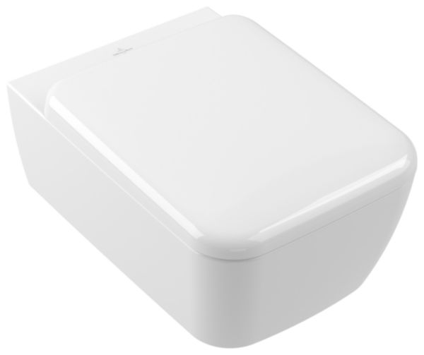 Pack WC suspendu SKYLA rectangulaire chasse Vortex abattant frein de chute et déclipsable blanc Réf. 4682CL01
