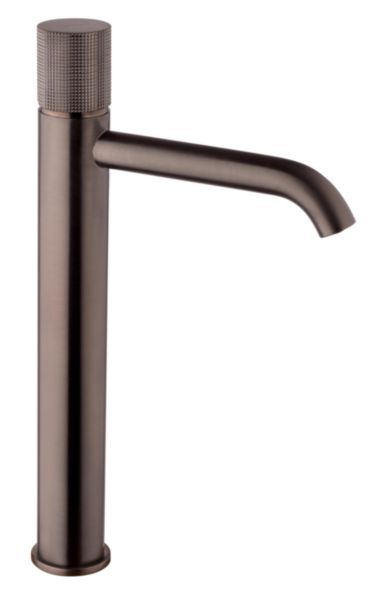 Mitigeur lavabo JEWEL réhaussé sans vidage gun métal Réf. JEPY205