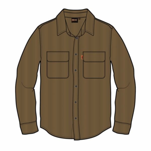 Chemise Urban velours marron brun XXL Réf. 61124