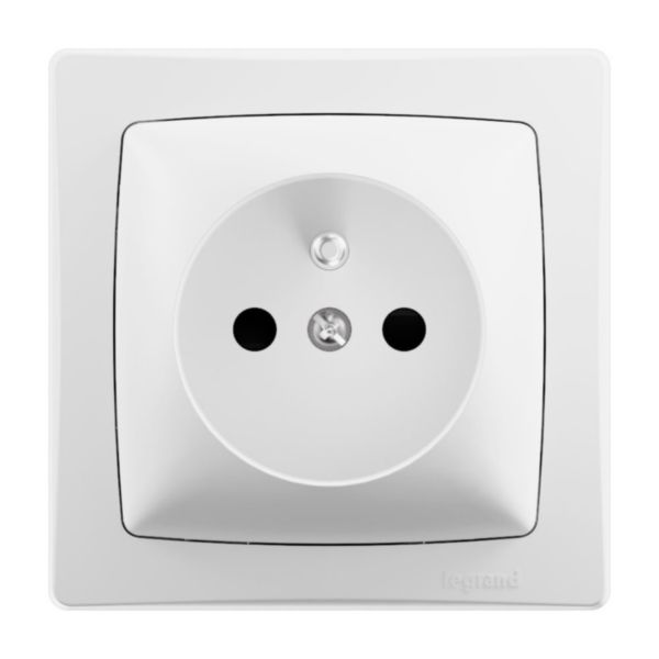 Prise de courant avec terre 16A 250V appareillage en saillie Réf. 086027L<br>