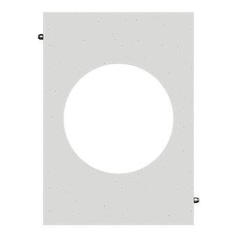 Plaque de finition centrale Odace Architecte effet Béton - à combiner en multipostes avec des plaques centrales et latérales Odace Architecte - H100mm x L71mm x P11,7mm - IK04 IP21D Réf. S955801