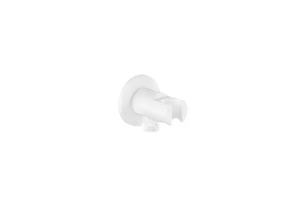 COUDE+SUPPORT DOUCHETTE BLANC MAT A5B5250B00