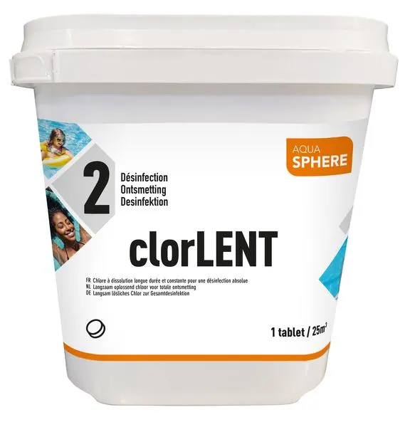 CHLORE LENT GALET AQUASPHERE 5KG AH37005