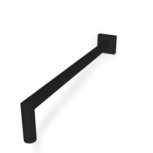 BRAS MURAL DESIGN CARRE 35CM NOIR MAT F2538NS