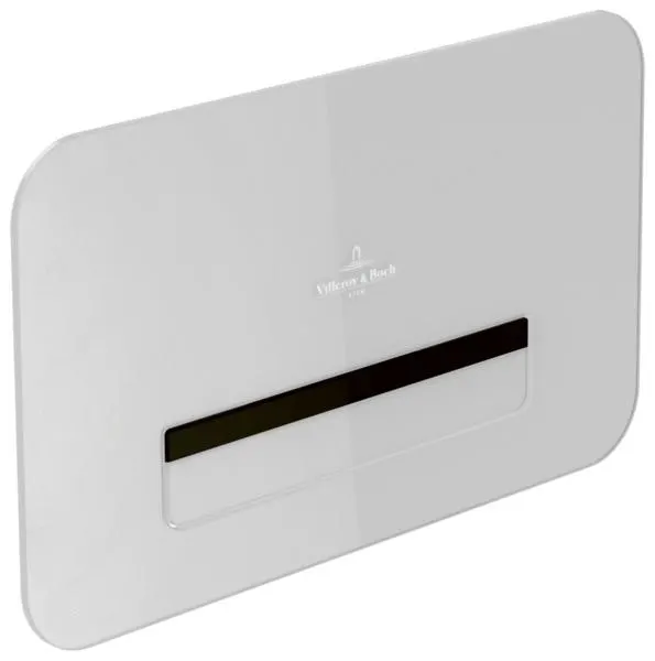 PLAQUE WC SANS CONTACT VERRE BLANC 922311RE