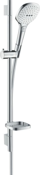 Ensemble de douche Raindance Select E 120 3jet EcoSmart / Unica'S Puro 0,65 m chromé Réf. 26622000