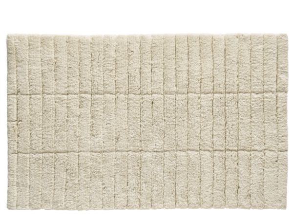 Tapis de bain Tiles 80 x 50 cm  Avoine Réf. 332197