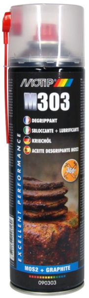 Détachant dégrippant rouille M303 aérosol de 500 ml Réf. 090303
