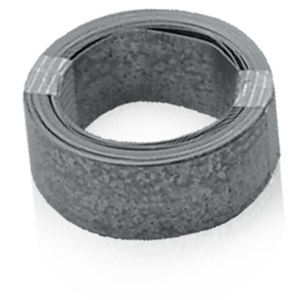 Feuillard acier galvanisé - ép. 5/10e - l. 40 mm - L. 25 m Réf.144409