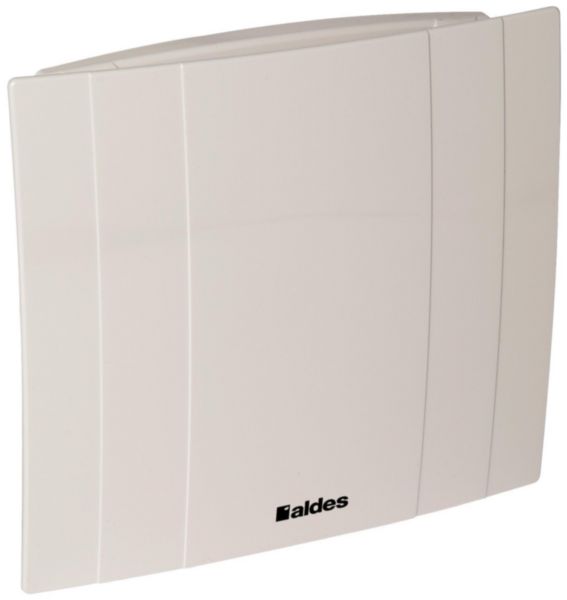 Image principale de Extracteur ponctuel DECO Blanc Ø 100 mm T avec arrêt temporisé avec minuterie réglable. Cuisine ou grande salle de bain Réf. 11022313
