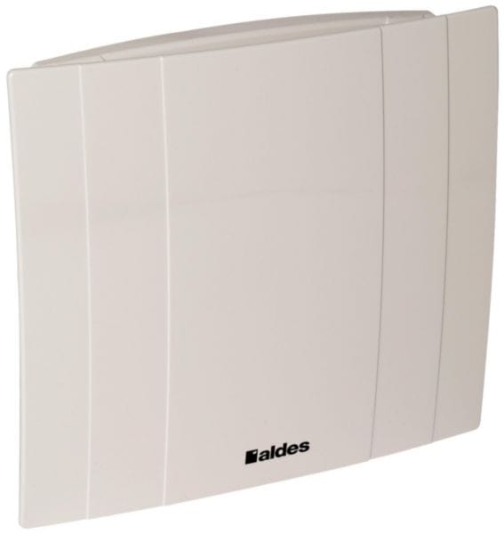 Image principale de Extracteur ponctuel DECO Blanc Ø 125 mm H avec marche / arrêt à détection d'humidité avec minuterie réglable. Applicable en cuisine ou grande salle de bain. 11022320