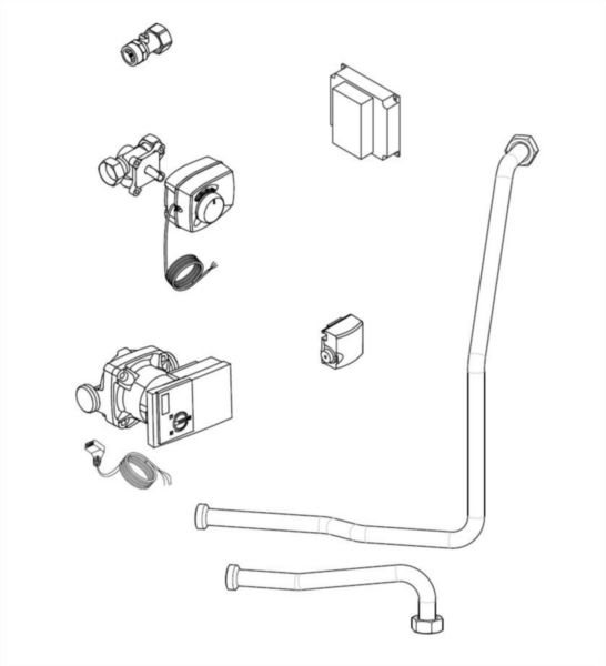 Image principale de Kit 2ème circuit BT sur vanne Réf 074604