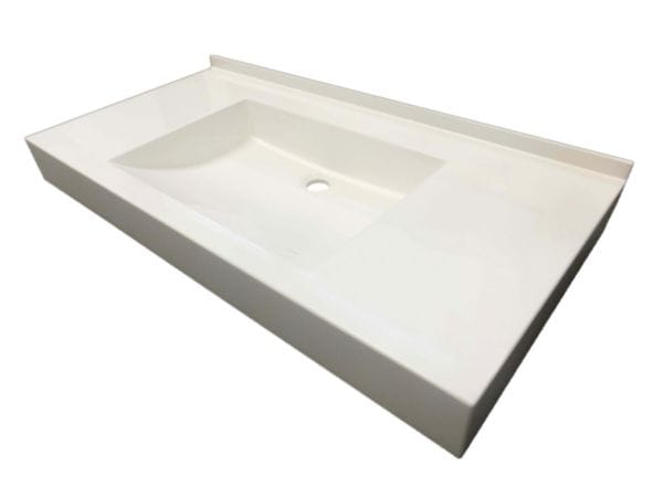 Vasque Del Rio mobilité réduite 800 x 500 carré blanc Réf. DELX080VC0100183