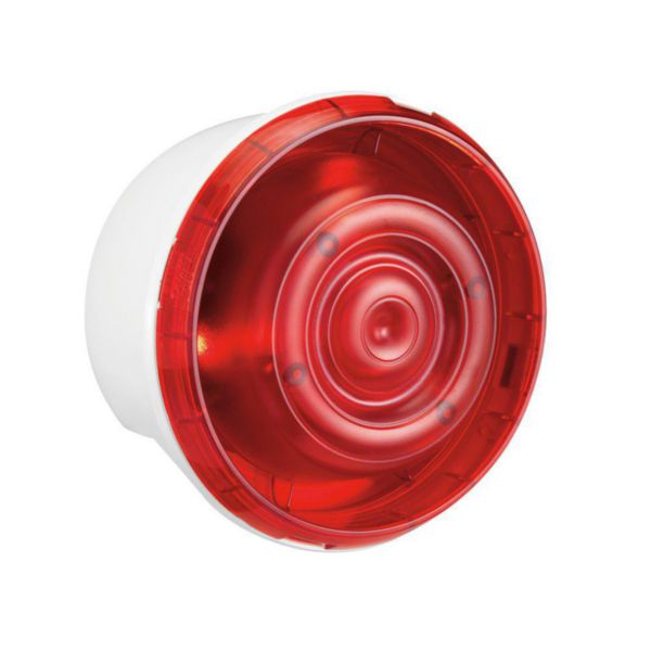 Diffuseur sonore d'alarme incendie avec flash - classe B - IP42/IK07 Réf.UR957240