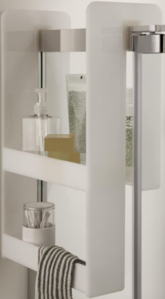 Étagère pour pare-bain et paroi blanc Réf. E6D07000