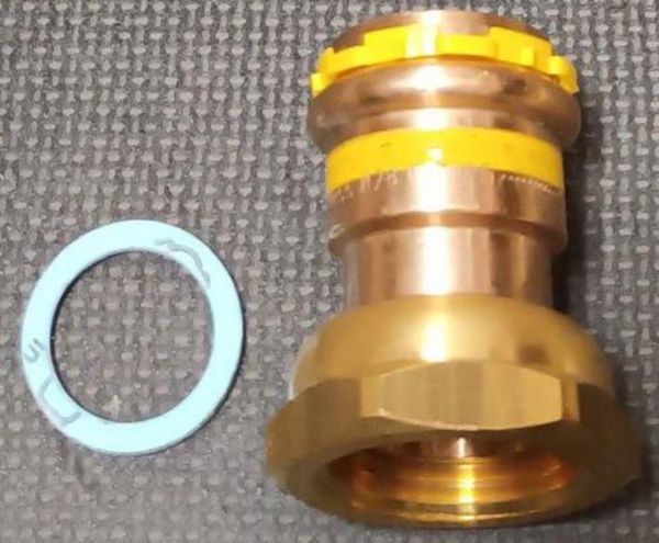 Raccord droit 2 pièces Diamètre 28 x 1'' Réf. 6675086