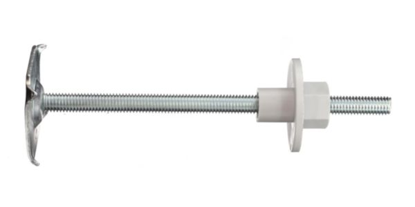 Fixation lavabo Novipro paroi creuse plaquettes soudées 8x120 écrous nylon