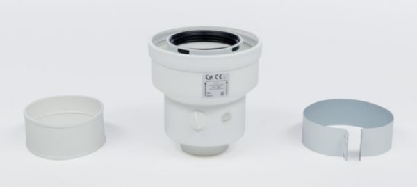Adaptateur vertical 60 - 100 à 80 - 125 Réf 074297 NAEMA