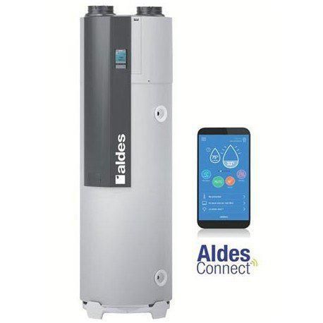 Image principale de Chauffe-eau thermodynamique T.Flow Hygro+ 200 L Fan connecté maison individuelle - Réf 11023384
