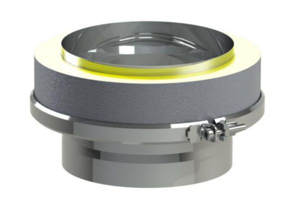 Raccord mâle S/D inox Duoten diamètre 150 - 200 mm Réf 542158