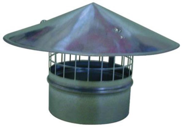 Chapeau chinois grillagé diamètre 100mm Réf. CTCGD0100