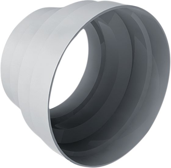 Réduction plastique femelle-male RCP 80/60 Réf. 1261