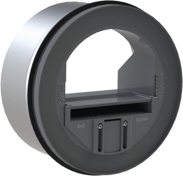 Régulateur de débit RDR 50 m3/h Ø 125. 2 entretoises Réf. 9419