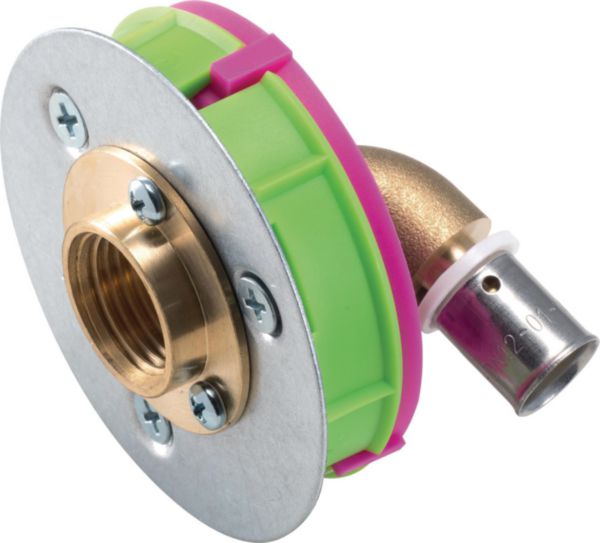 Kit STARFIX MONO à sertir D12 avec rosace en inox réf.0258RS