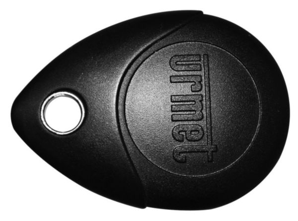 Badge clé de proximité résident MEMOPROX - noir - 13,56 MHz Réf.12549