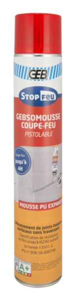 Gebsomousse coupe feu pistolable AE 750ml Réf. 813271