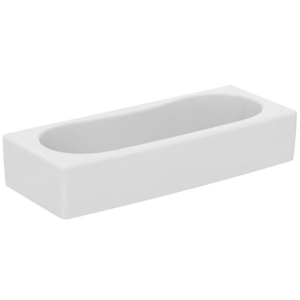 Lavabo collectif Contour 21 100 x 40 sans trop plein blanc Réf. S327501