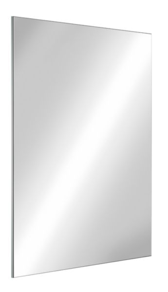 Miroir de toilette incassable 10 x 485 x 585 inox poli miroir réf. 3458