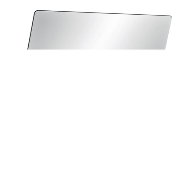 Miroir inclinable 600 x 500 avec levier nylon blanc réf. 510201N