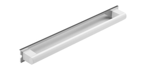 Barre d'appui amovible 443 mm, anthracite et anodisé réf. 44843
