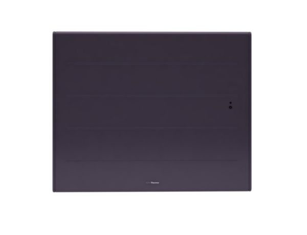 Image principale de Radiateur électrique chaleur douce Connecté Ovation 3 horizontal gris ardoise 1500W Réf. 480504