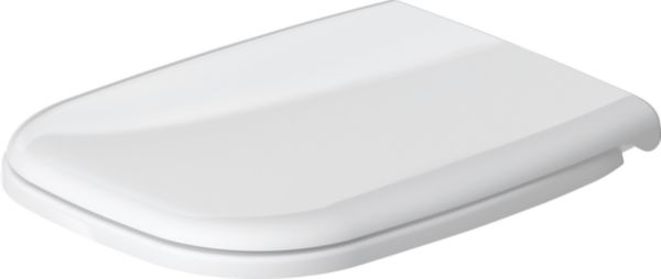 Abattant frein de chute d-code Compact blanc charnière inox réf. 67390099
