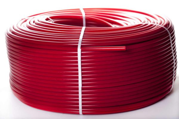 Tube PER nu BAO diamètre 16 mm épaisseur 1,5 mm couronne 240 ml rouge réf. 11031615030240